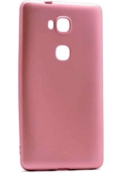 Huawei Gr5 Uyumlu Kılıf Premier Silikon Kapak, Rose Gold