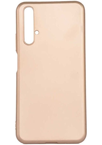 Huawei Honor 20 Uyumlu Kılıf Premier Silikon Kapak, Gold