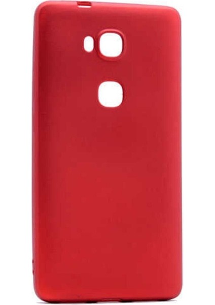 Huawei Gr5 Uyumlu Kılıf Premier Silikon Kapak, Kırmızı