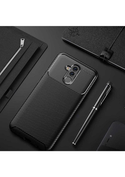 Huawei Mate 20 Lite Uyumlu Kılıf Negro Silikon Kapak, Siyah