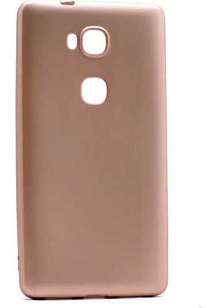 Huawei Gr5 Uyumlu Kılıf Premier Silikon Kapak, Gold