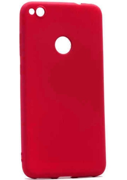 Huawei P9 Lite 2017 Uyumlu Kılıf Premier Silikon Kapak, Kırmızı