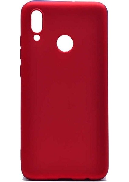 Huawei P Smart 2019 Uyumlu Kılıf Premier Silikon Kapak, Kırmızı