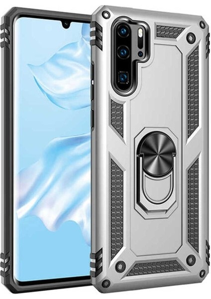 Huawei P30 Pro Uyumlu Kılıf Vega Kapak, Gri