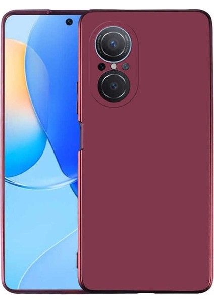 Huawei Nova 9 Se Uyumlu Kılıf Premier Silikon Kapak, Mürdüm