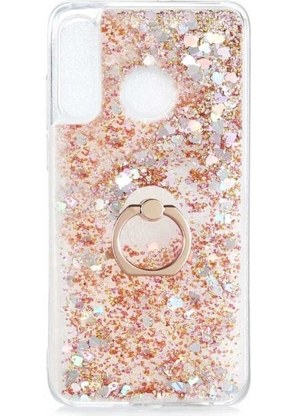 Huawei P30 Lite Uyumlu Kılıf Milce Kapak, Gold