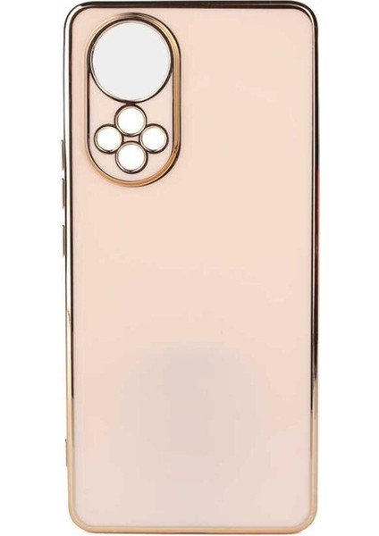 Huawei Nova 9 Uyumlu Kılıf Bark Kapak, Rose Gold