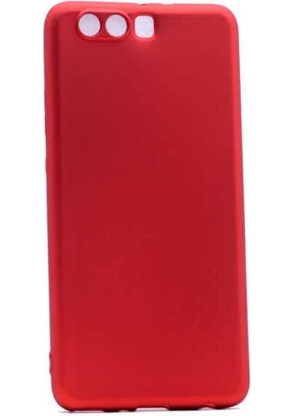 Huawei P10 Lite Uyumlu Kılıf Premier Silikon Kapak, Kırmızı