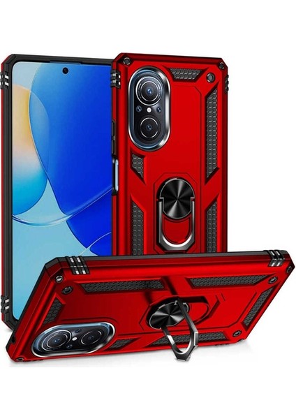 Huawei Nova 9 Se Uyumlu Kılıf Vega Kapak, Kırmızı