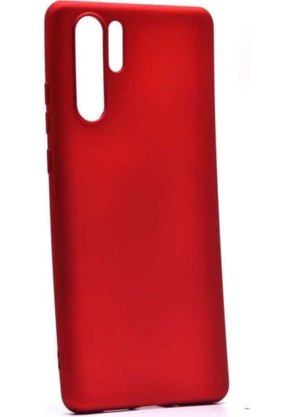 Huawei P30 Pro Uyumlu Kılıf Premier Silikon Kapak, Kırmızı