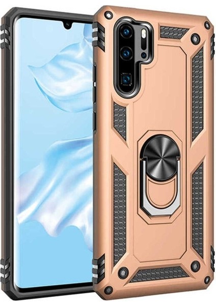 Huawei P30 Pro Uyumlu Kılıf Vega Kapak, Gold
