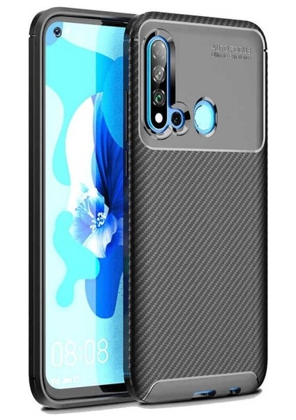 Huawei P20 Lite 2019 Uyumlu Kılıf Negro Silikon Kapak, Siyah