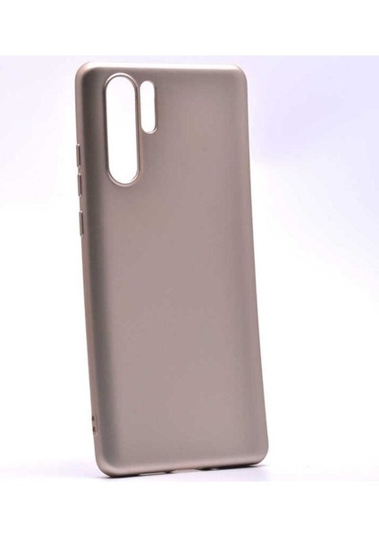 Huawei P30 Pro Uyumlu Kılıf Premier Silikon Kapak, Gold