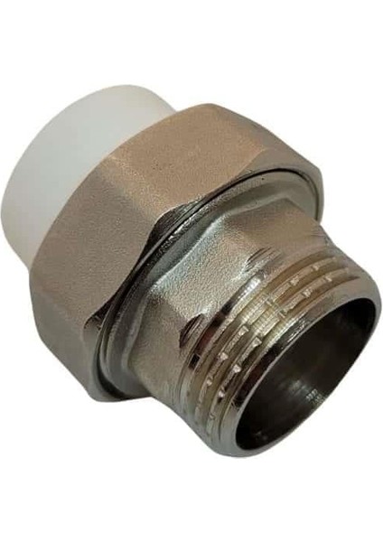 Pprc Oynar Başlıklı Dış Dişli (Erkek) Rakor (Kolletör Bağlantısı) - Polipropilen Pipe Fittings - 25-1" DN25 - Adet fiyatları