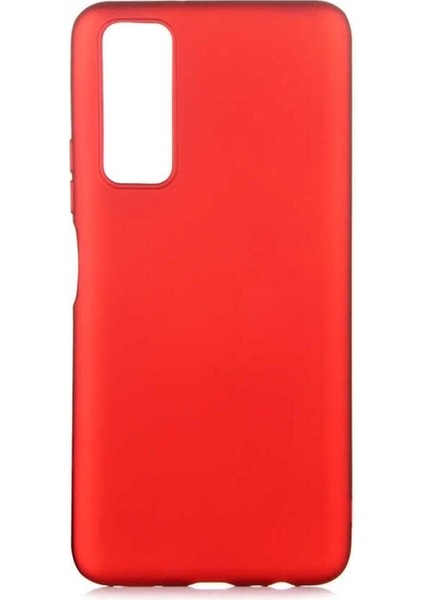 Huawei P Smart 2021 Uyumlu Kılıf Premier Silikon Kapak, Kırmızı