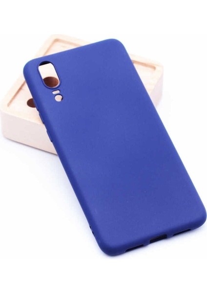 Huawei P20 Uyumlu Kılıf Premier Silikon Kapak, Lacivert