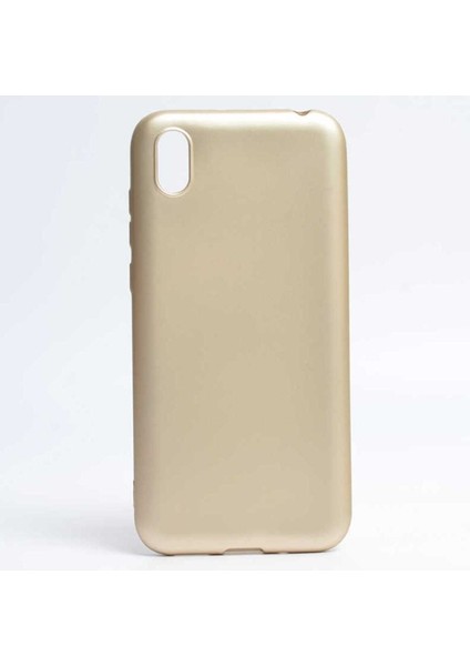 Huawei Y5 2019 Uyumlu Kılıf Premier Silikon Kapak, Gold