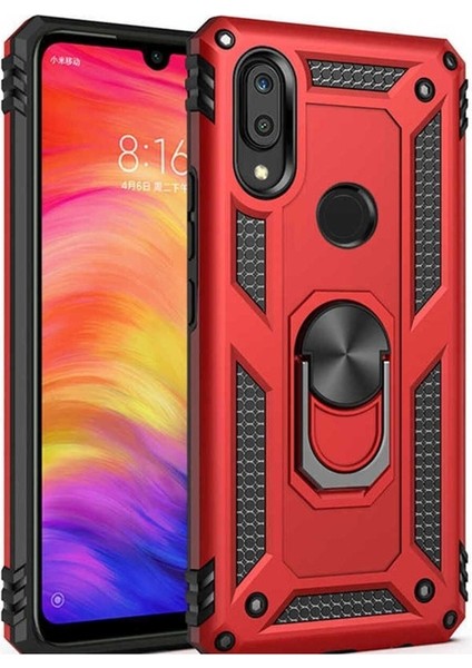 Huawei Y7 Prime 2019 Uyumlu Kılıf Vega Kapak, Kırmızı