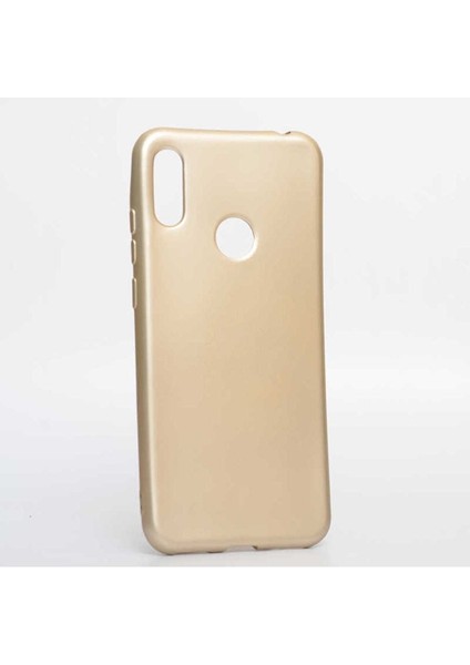 Huawei Y6S 2019 Uyumlu Kılıf Premier Silikon Kapak, Gold