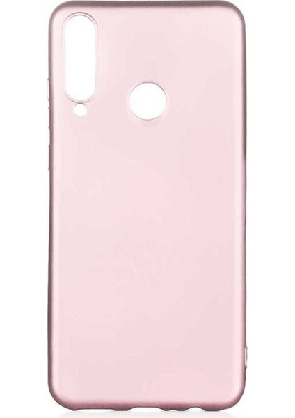Huawei Y6P Uyumlu Kılıf Premier Silikon Kapak, Rose Gold