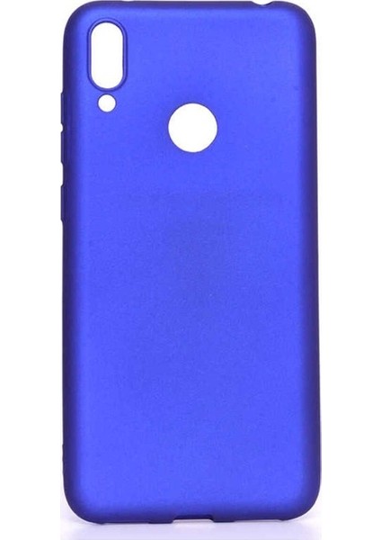 Huawei Y7 Prime 2019 Uyumlu Kılıf Premier Silikon Kapak, Saks Mavi