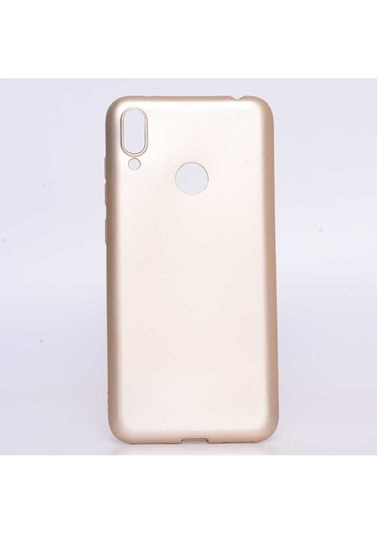 Huawei Y7 Prime 2019 Uyumlu Kılıf Premier Silikon Kapak, Gold