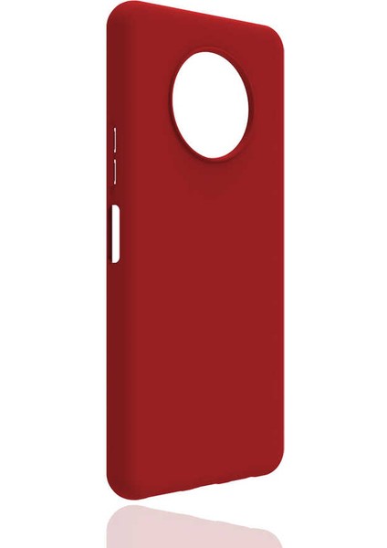 Infinix Note 7 Uyumlu Kılıf Biye Silikon, Kırmızı