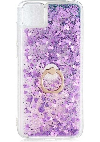 Huawei Y5P Uyumlu Kılıf Milce Kapak, Mor