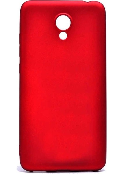 Meizu M6 Uyumlu Kılıf Premier Silikon Kapak, Kırmızı
