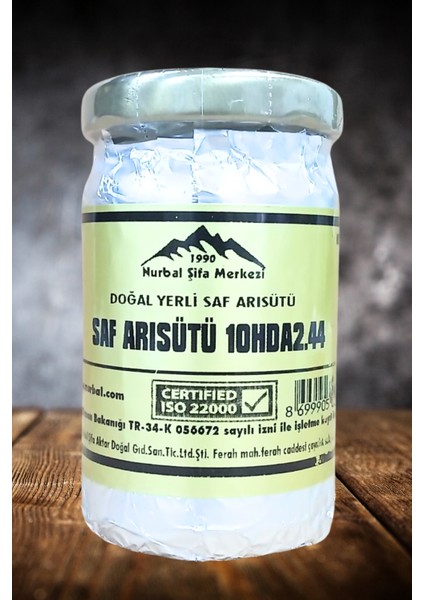 Yerli Üretim - Arısütü 10HDA2.44 -%100SAF- 50 gr