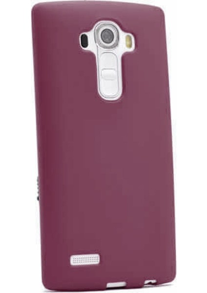 Lg G4 Uyumlu Kılıf Premier Silikon Kapak, Mürdüm