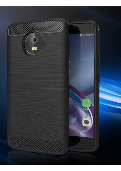 Lenovo Moto E4 Plus Uyumlu Kılıf Room Silikon Kapak, Siyah