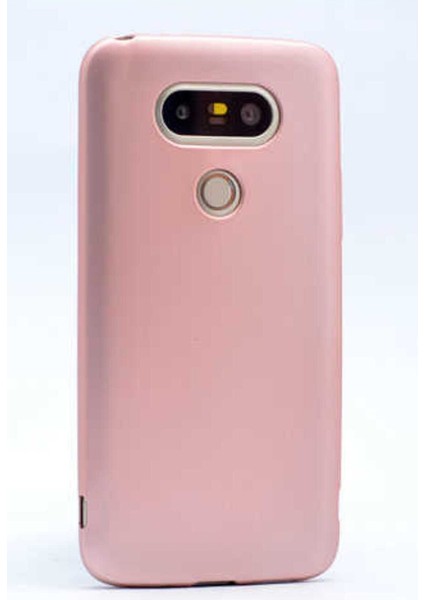 Lg G5 Uyumlu Kılıf Premier Silikon Kapak, Rose Gold