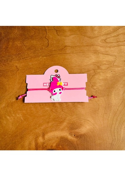 Melody Hello Kitty Çocuk Bilekliği Makrome Örgülü Ipli Ayarlamalı fiyatları