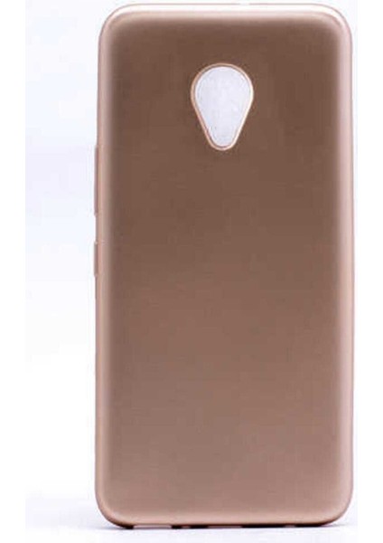 Meizu M5S Uyumlu Kılıf Premier Silikon Kapak, Gold