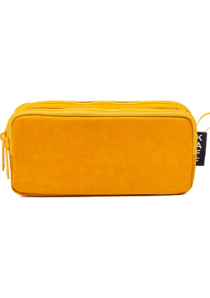 Siyah Yıkanabilir Iki Gözlü Krinkıl Kalemlik / Kalem Kutusu Iki Bölmeli Suya Dayanıklı indirimleri