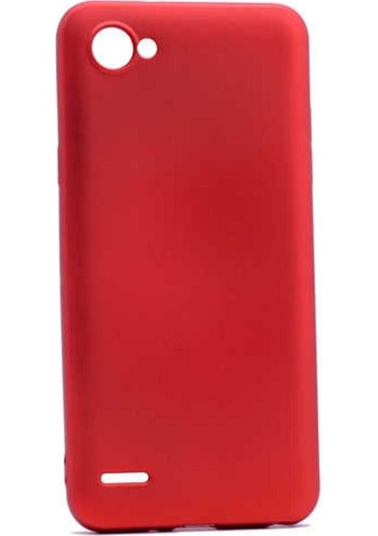 Lg Q6 Uyumlu Kılıf Premier Silikon Kapak, Kırmızı