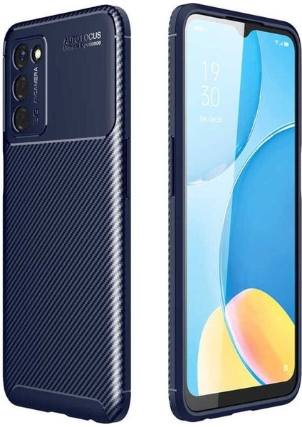 Oppo A55 5g Uyumlu Kılıf Negro Silikon Kapak, Lacivert