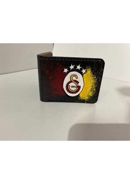 Galatasay Işlemeli Deri Erkek Cüzdan