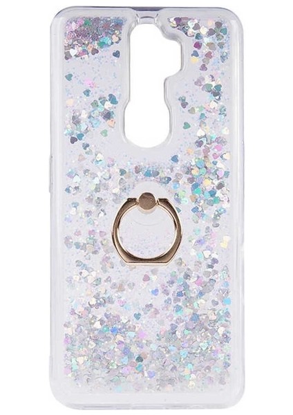 Oppo A5 2020 Uyumlu Kılıf Milce Kapak, Gümüş