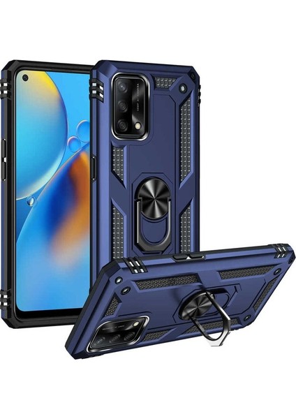 Oppo A74 4g Uyumlu Kılıf Vega Kapak, Mavi