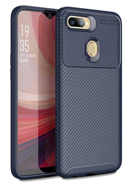 Oppo A12 Uyumlu Kılıf Negro Silikon Kapak, Lacivert