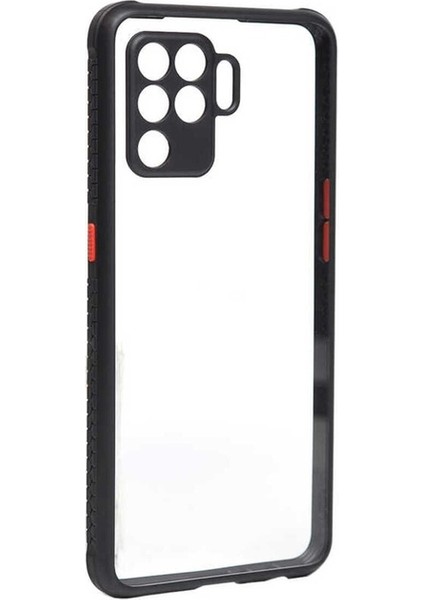 Oppo Reno 5 Lite Uyumlu Kılıf Kaff Kapak, Siyah