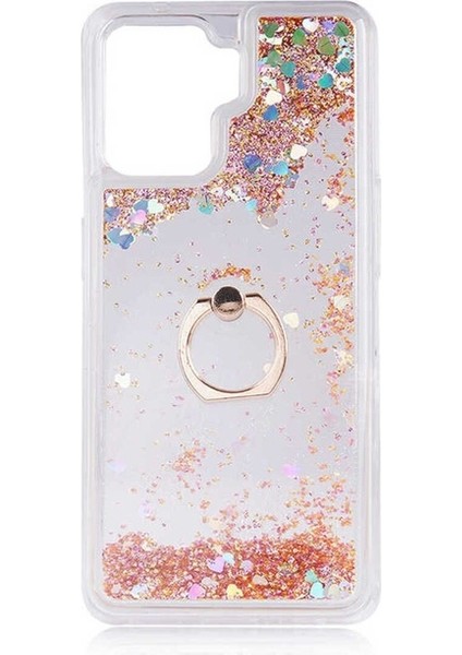 Oppo Reno 5 Lite Uyumlu Kılıf Milce Kapak, Gold