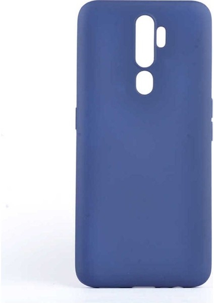 Oppo A9 2020 Uyumlu Kılıf Premier Silikon Kapak, Lacivert