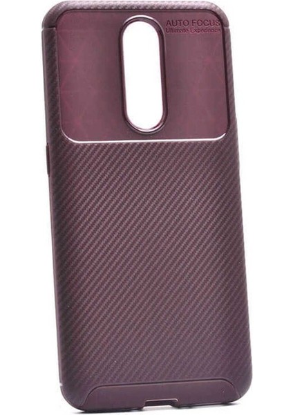Oppo RX17 Pro Uyumlu Kılıf Negro Silikon Kapak, Kahverengi