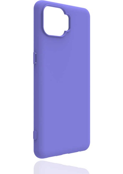Oppo Reno 4 Lite Uyumlu Kılıf Biye Silikon, Mor