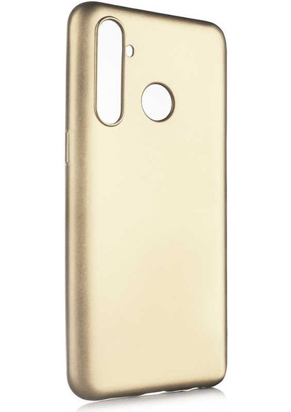 Realme 5 Pro Uyumlu Kılıf Premier Silikon Kapak, Gold