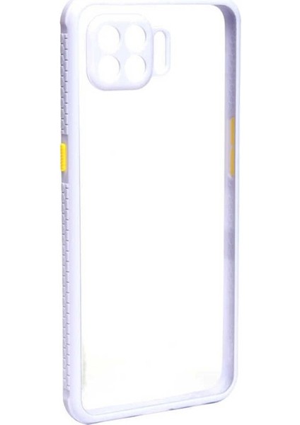 Oppo Reno 4 Lite Uyumlu Kılıf Kaff Kapak, Mor