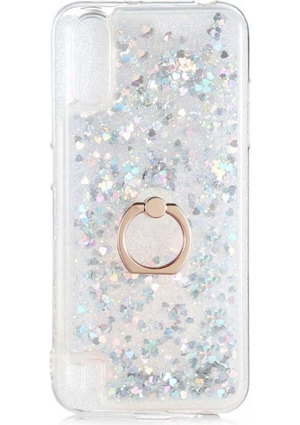 Samsung Galaxy A01 Uyumlu Kılıf Milce Kapak, Gümüş